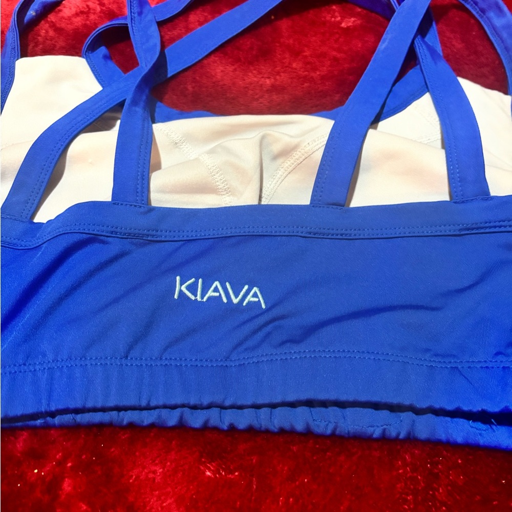 KIAVA Vibrant Blue Crossback Bodysuit - Picture 3 of 6